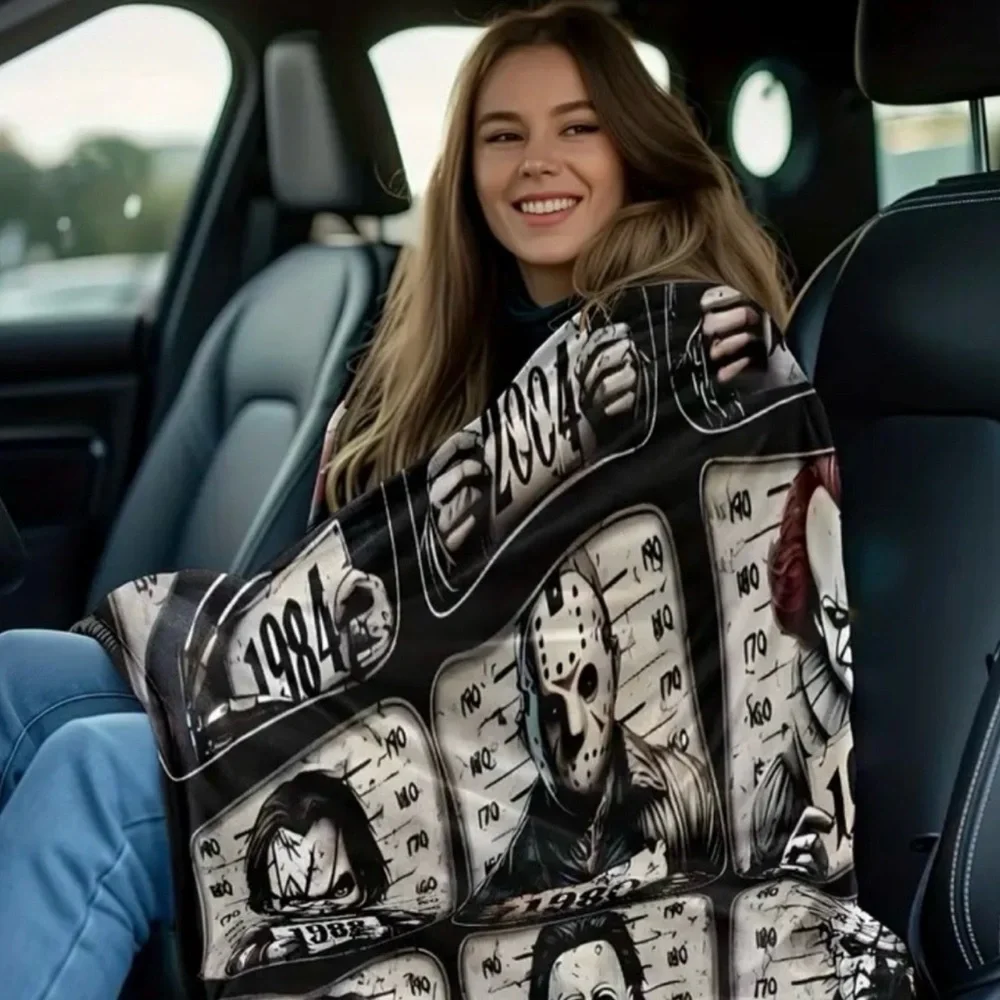 Brand New Horror Icons Halloween Fleece Blanket